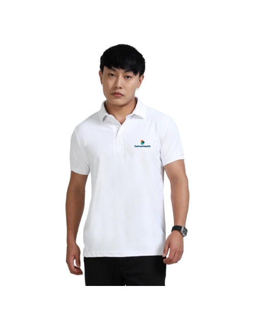 Greys&Blues AeroPiq Polo Tshirt- White